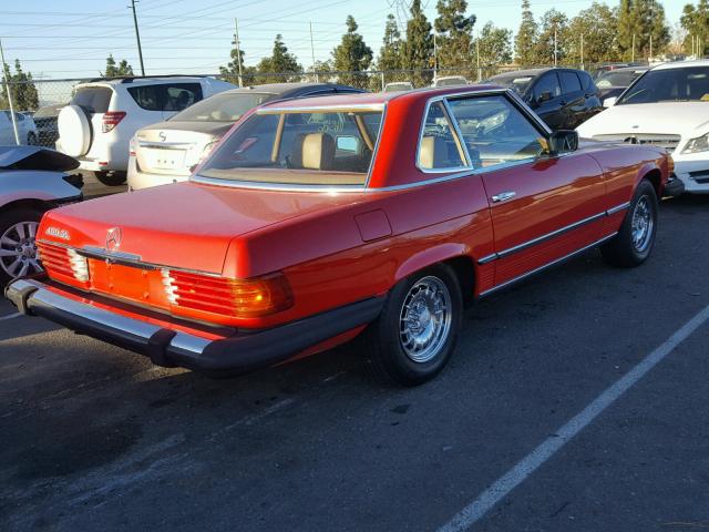 WDB10704412062456 - 1980 MERCEDES-BENZ SL 450 RED photo 4