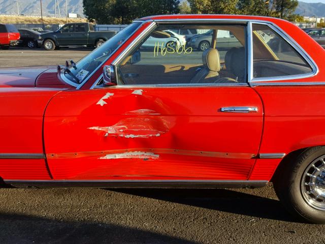 WDB10704412062456 - 1980 MERCEDES-BENZ SL 450 RED photo 9