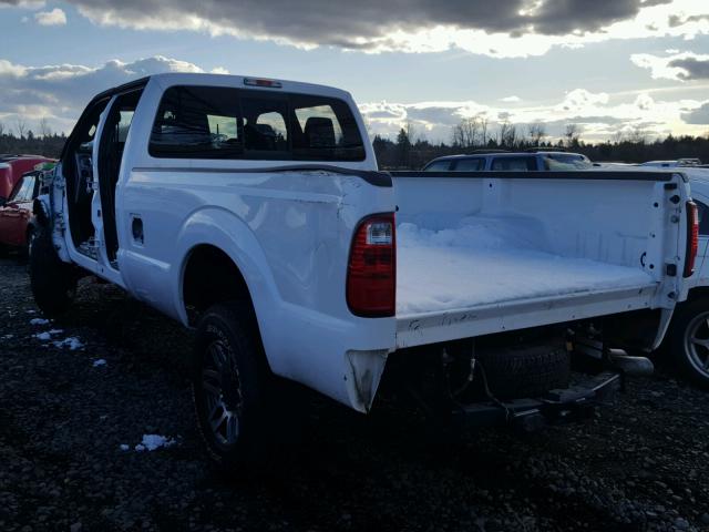 1FT8W3BT6EEA97743 - 2014 FORD F350 SUPER WHITE photo 3