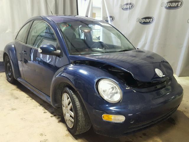 3VWBK31C54M412489 - 2004 VOLKSWAGEN NEW BEETLE BLUE photo 1