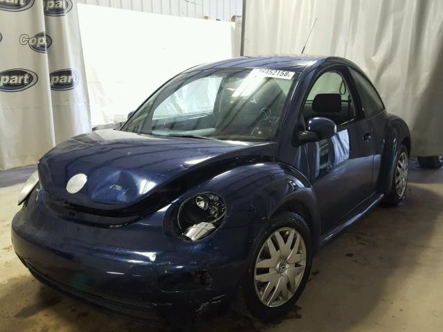 3VWBK31C54M412489 - 2004 VOLKSWAGEN NEW BEETLE BLUE photo 2