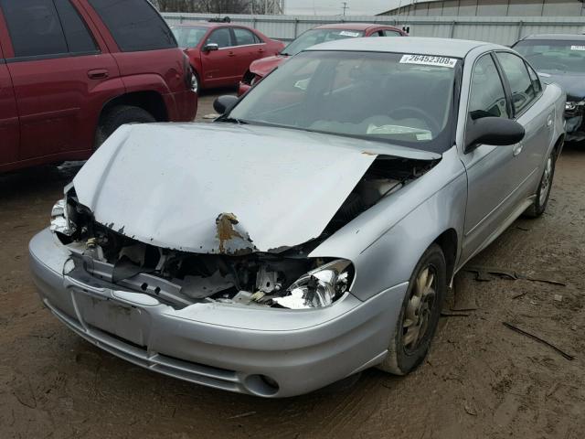 1G2NF52F94M504634 - 2004 PONTIAC GRAND AM S SILVER photo 2