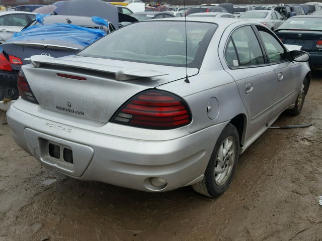 1G2NF52F94M504634 - 2004 PONTIAC GRAND AM S SILVER photo 4
