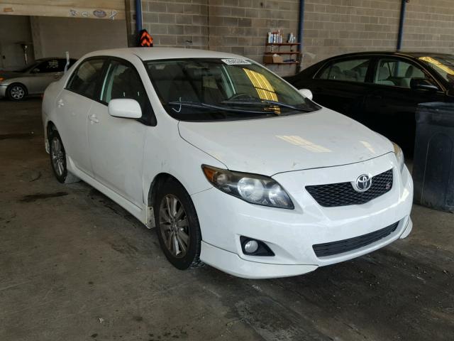 1NXBU4EE7AZ386401 - 2010 TOYOTA COROLLA BA WHITE photo 1