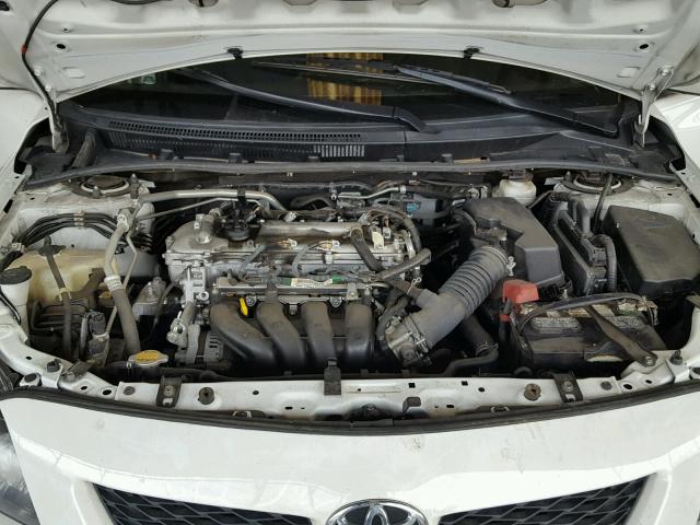 1NXBU4EE7AZ386401 - 2010 TOYOTA COROLLA BA WHITE photo 7