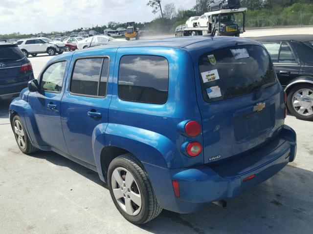 3GNCA13B09S540880 - 2009 CHEVROLET HHR LS BLUE photo 3