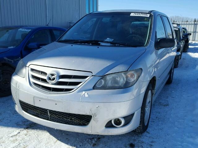 JM3LW28J360563872 - 2006 MAZDA MPV WAGON SILVER photo 2