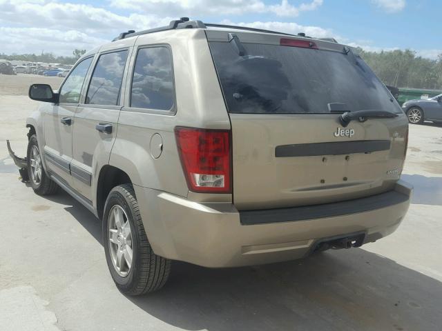 1J4GS48K05C525369 - 2005 JEEP GRAND CHER BEIGE photo 3