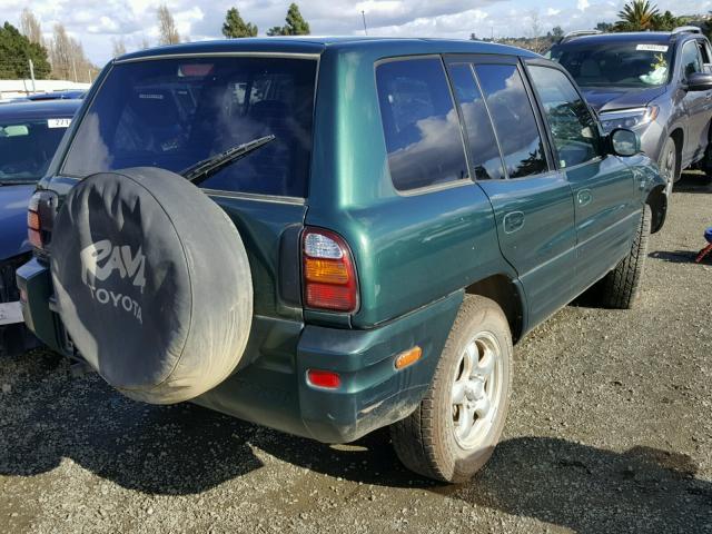 JT3GP10V1X7062069 - 1999 TOYOTA RAV4 GREEN photo 4