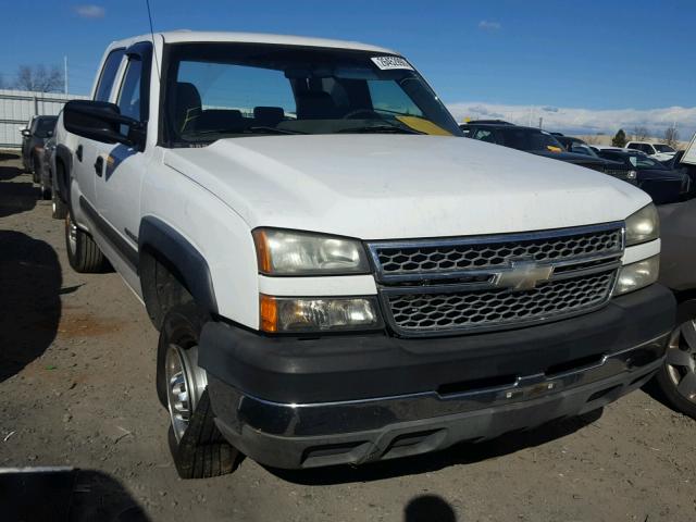 1GCHC23U75F866562 - 2005 CHEVROLET SILVERADO WHITE photo 1