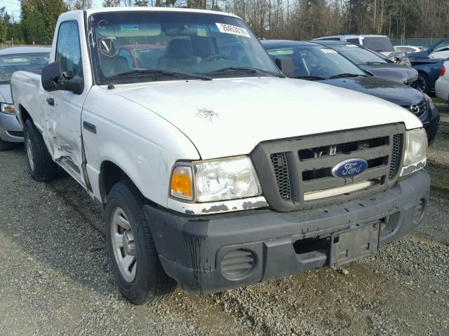 1FTYR10D49PA64726 - 2009 FORD RANGER WHITE photo 1