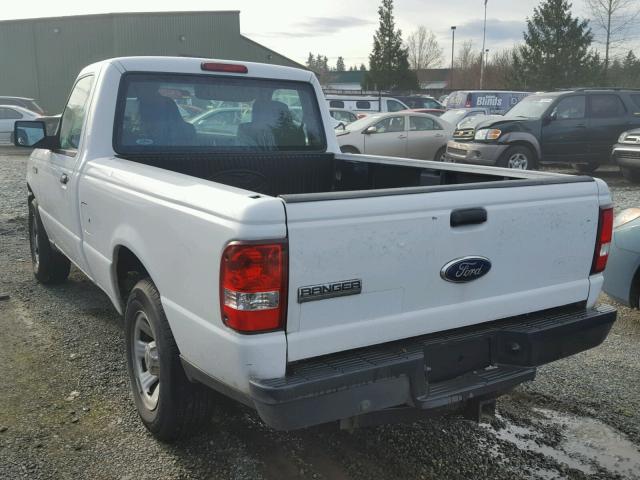 1FTYR10D49PA64726 - 2009 FORD RANGER WHITE photo 3