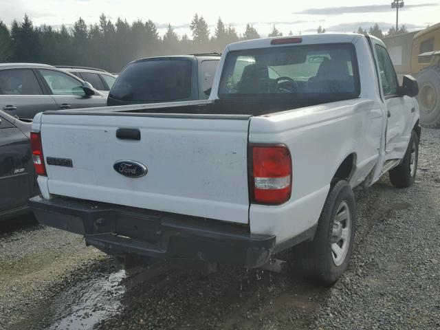 1FTYR10D49PA64726 - 2009 FORD RANGER WHITE photo 4