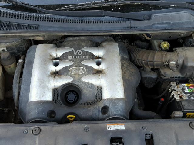 KNDMB233366089517 - 2006 KIA SEDONA EX BLUE photo 7