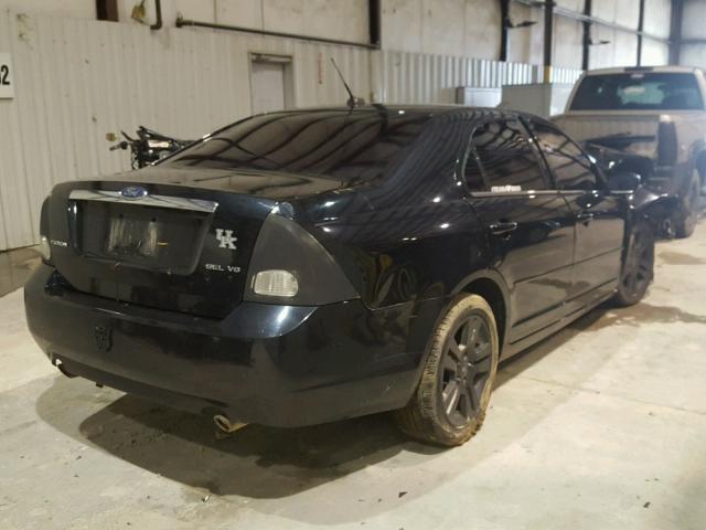 3FAHP08197R163838 - 2007 FORD FUSION SEL BLACK photo 4