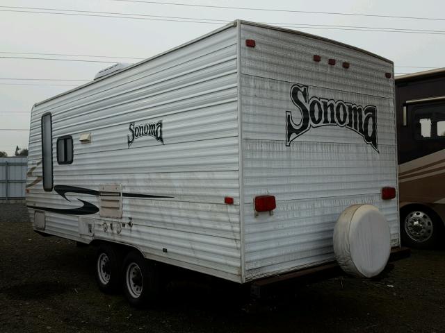 4XTTN21287C268747 - 2007 FORS TRAILER WHITE photo 3