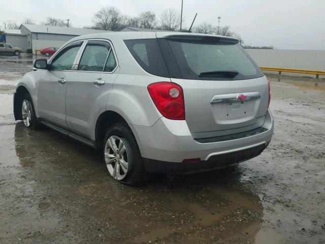 2GNALAEK7F1178777 - 2015 CHEVROLET EQUINOX LS SILVER photo 3