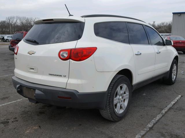 1GNKRGED5BJ146479 - 2011 CHEVROLET TRAVERSE L WHITE photo 4