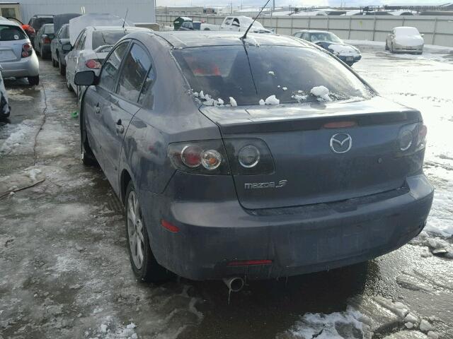 JM1BK323771666661 - 2007 MAZDA 3 S GRAY photo 3