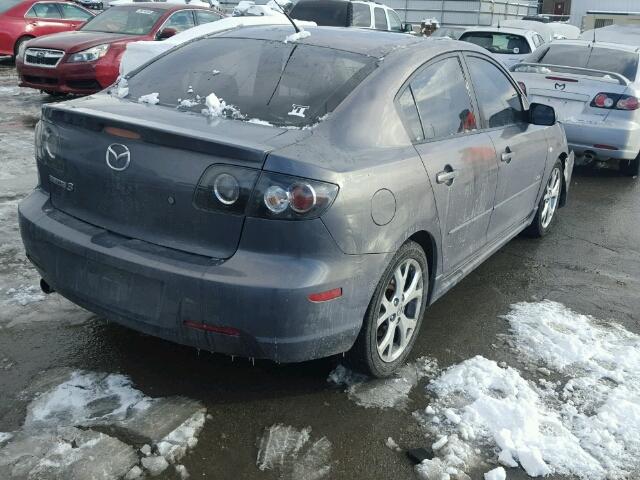 JM1BK323771666661 - 2007 MAZDA 3 S GRAY photo 4