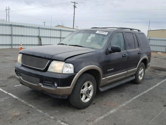 1FMZU74W52ZA33282 - 2002 FORD EXPLORER E BLACK photo 2