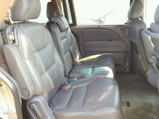 5FNRL38737B415083 - 2007 HONDA ODYSSEY EX SILVER photo 6