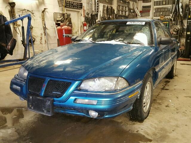 1G2NE55D1SM598163 - 1995 PONTIAC GRAND AM S 蓝色 照片 2