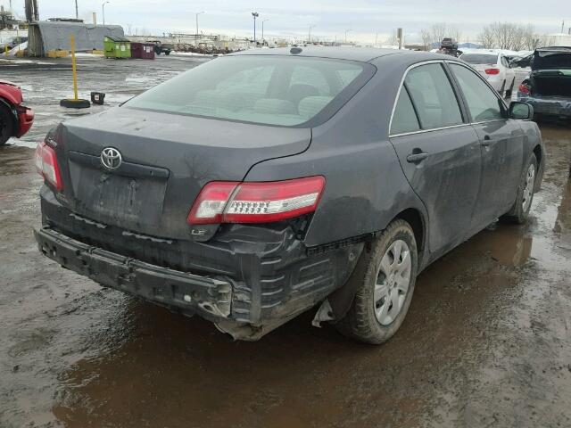 4T1BF3EK5BU768809 - 2011 TOYOTA CAMRY BASE CHARCOAL photo 4