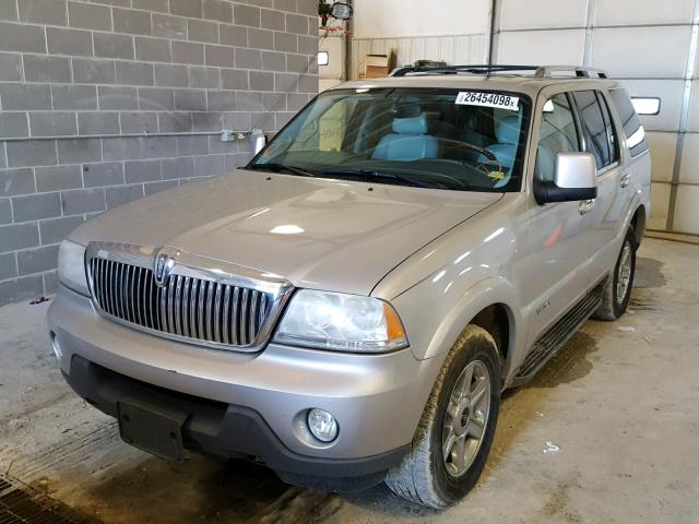 5LMEU88H85ZJ03178 - 2005 LINCOLN AVIATOR SILVER photo 2