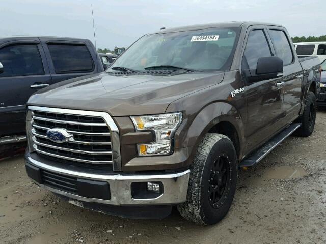 1FTEW1CF6GKE01626 - 2016 FORD F150 SUPER BROWN photo 2