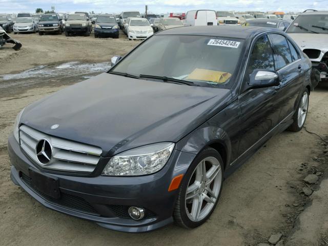 WDDGF54X49F284315 - 2009 MERCEDES-BENZ C 300 GRAY photo 2