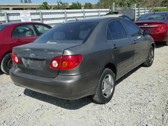 1NXBR32EX3Z076665 - 2003 TOYOTA COROLLA GRAY photo 4