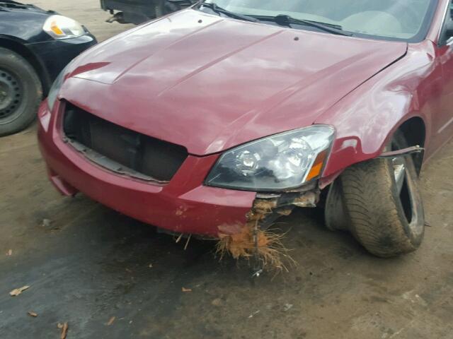 1N4AL11D55C953902 - 2005 NISSAN ALTIMA S BURGUNDY photo 9