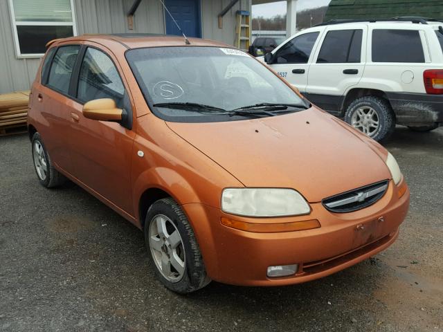 KL1TG66666B625806 - 2006 CHEVROLET AVEO LT ORANGE photo 1