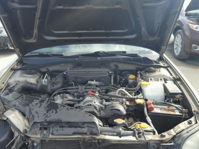 4S3BE656817200059 - 2001 SUBARU LEGACY GT TAN photo 7