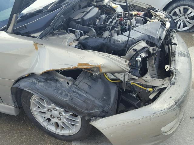 4S3BE656817200059 - 2001 SUBARU LEGACY GT TAN photo 9