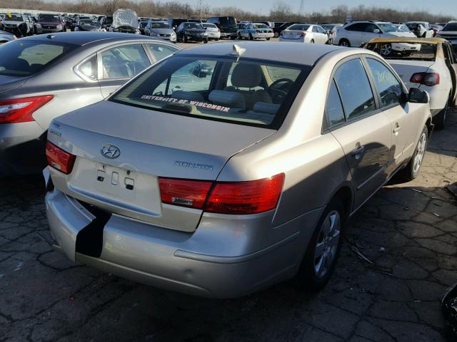 5NPET4AC4AH597879 - 2010 HYUNDAI SONATA GLS TAN photo 4