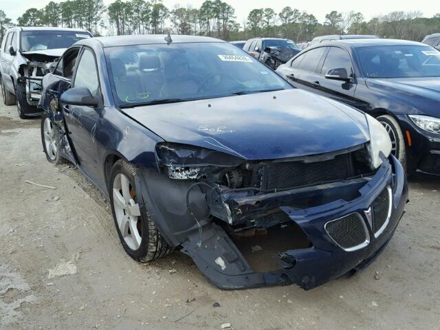 1G2ZG57B484252768 - 2008 PONTIAC G6 BASE BLUE photo 1