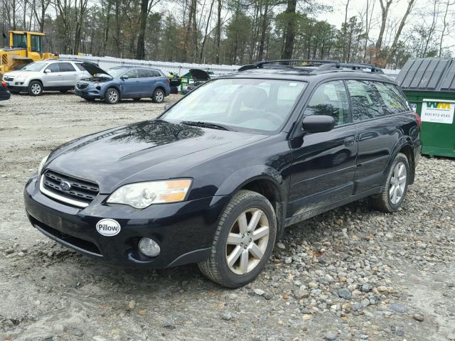 4S4BP61C176312055 - 2007 SUBARU LEGACY OUT BLACK photo 2