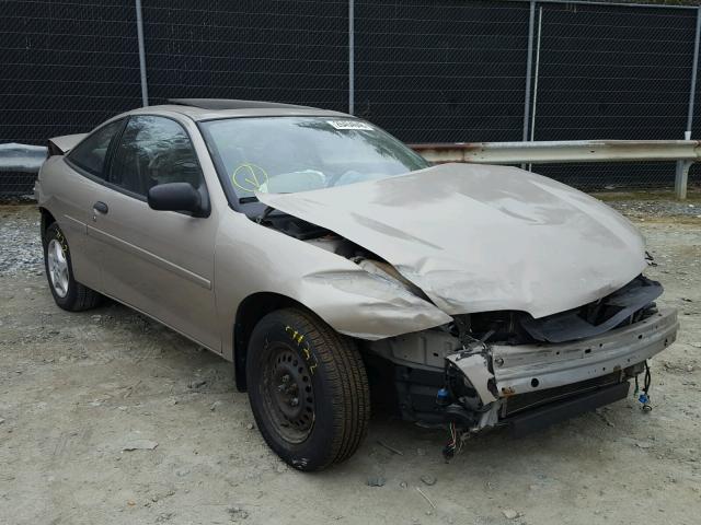 1G1JC12F237216942 - 2003 CHEVROLET CAVALIER GOLD photo 1