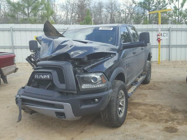 1C6RR7YT8GS255330 - 2016 RAM 1500 REBEL შავი ფოტო 2