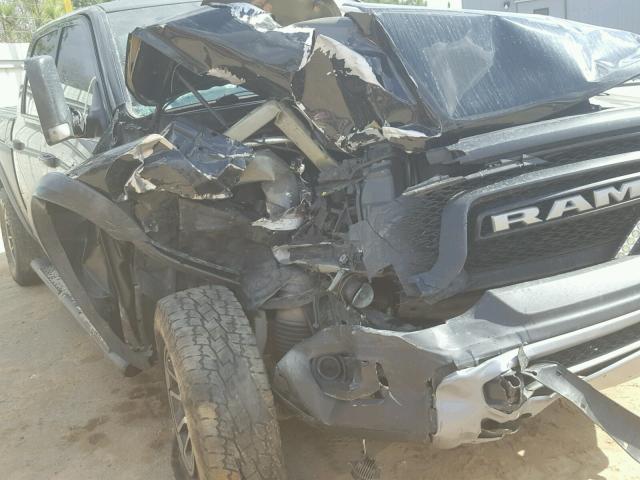 1C6RR7YT8GS255330 - 2016 RAM 1500 REBEL შავი ფოტო 9