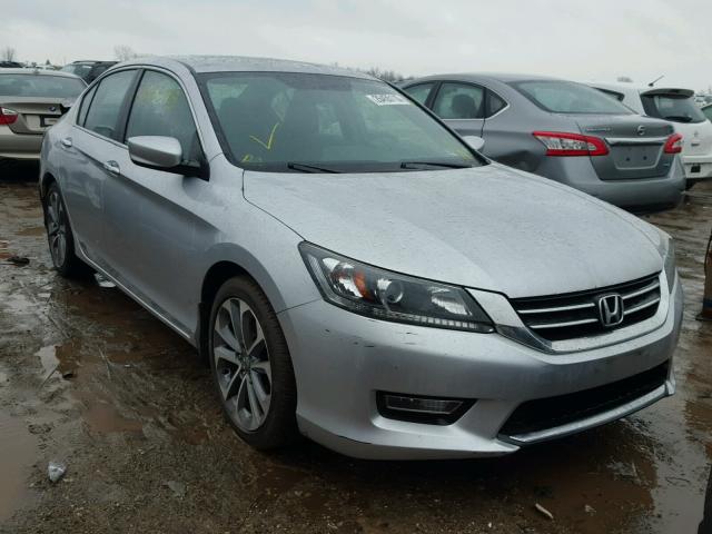 1HGCR2F59DA134427 - 2013 HONDA ACCORD SPO SILVER photo 1