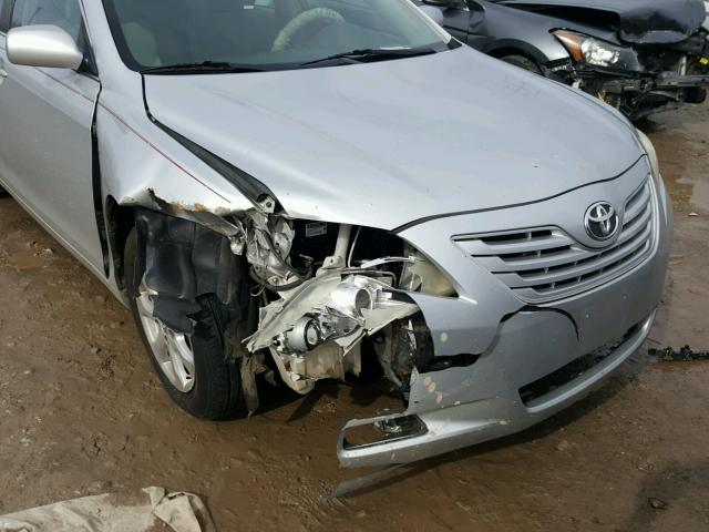 4T1BE46K37U628160 - 2007 TOYOTA CAMRY NEW SILVER photo 9