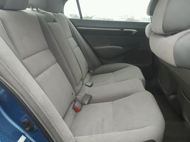 1HGFA16887L067174 - 2007 HONDA CIVIC EX ლურჯი ფოტო 6