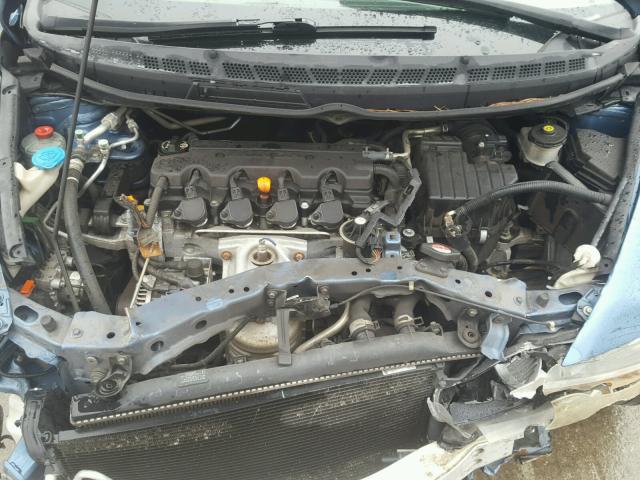 1HGFA16887L067174 - 2007 HONDA CIVIC EX ლურჯი ფოტო 7