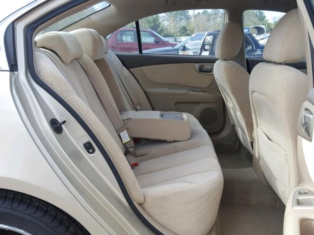 KNAGE123675088883 - 2007 KIA OPTIMA LX BEIGE photo 6