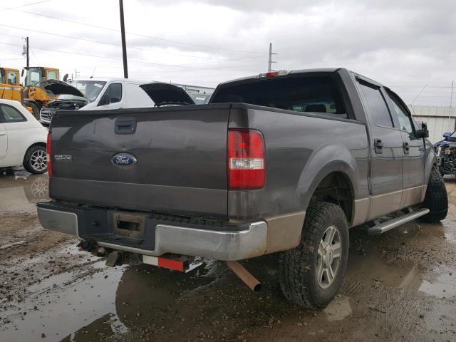 1FTRW12W66KD07716 - 2006 FORD F150 SUPER BROWN photo 4