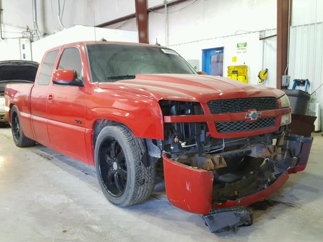 2GCEK19N231317727 - 2003 CHEVROLET SILVERADO RED photo 1