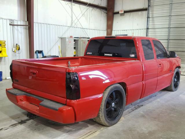 2GCEK19N231317727 - 2003 CHEVROLET SILVERADO RED photo 4